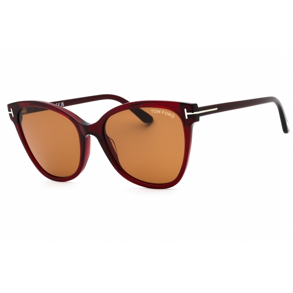 NWT Tom Ford FT0844 Red Cat Eye 58mm Sunglasses